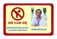 UWAGA !!! BEZPŁATNE BADANIA w kierunku OSTEOPOROZY dla kobiet po 60 roku życia